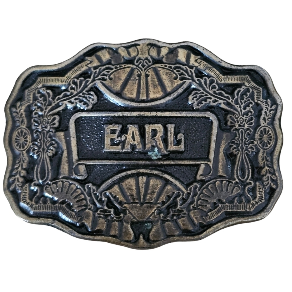 Vintage belt buckle "Earl" Oden Inc